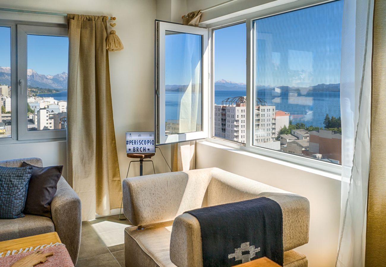 Apartamento en San Carlos de Bariloche - Periscopio con una imponente vista al lago