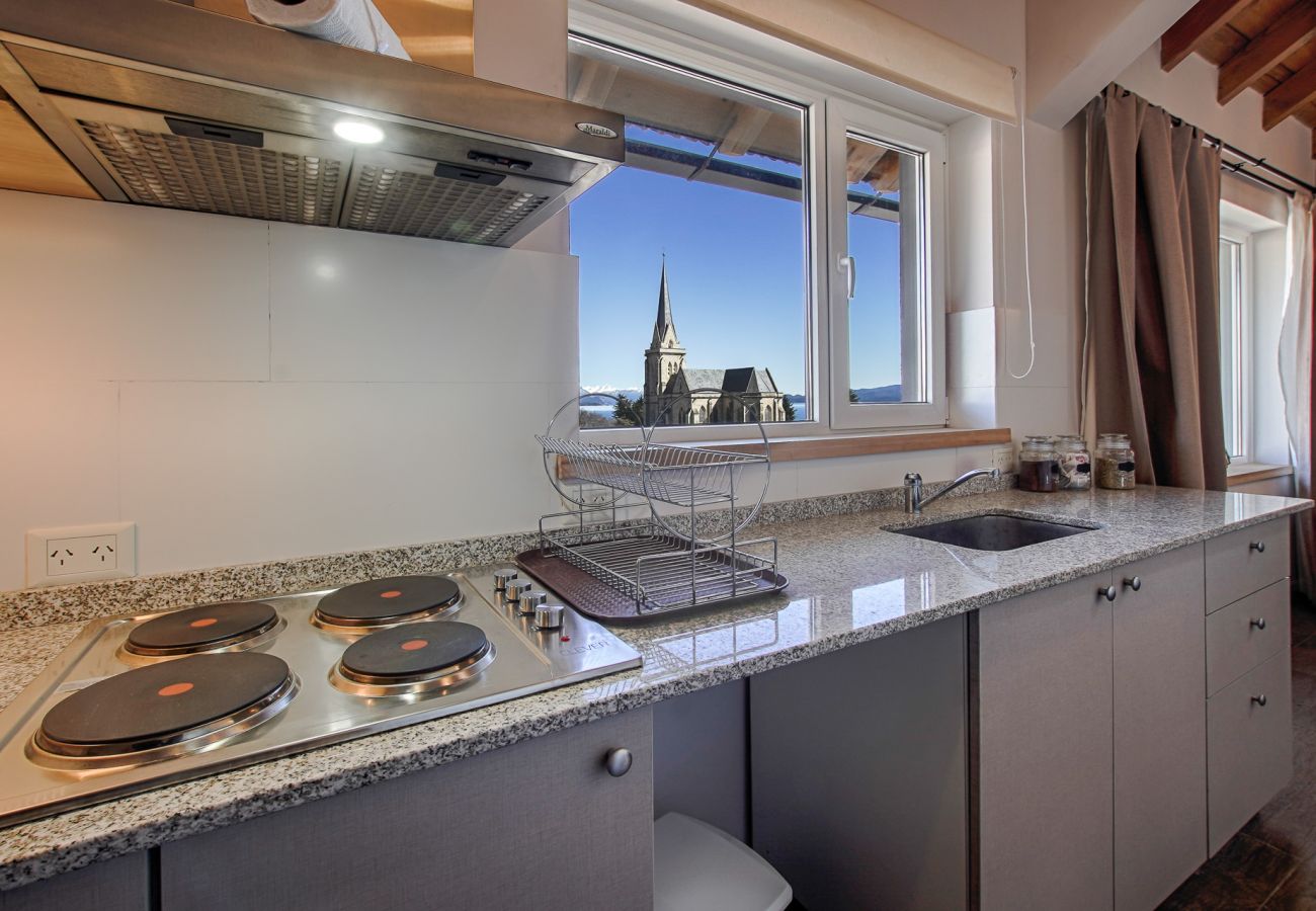 Apartamento en San Carlos de Bariloche - MONTAÑA departamento con vista al lago