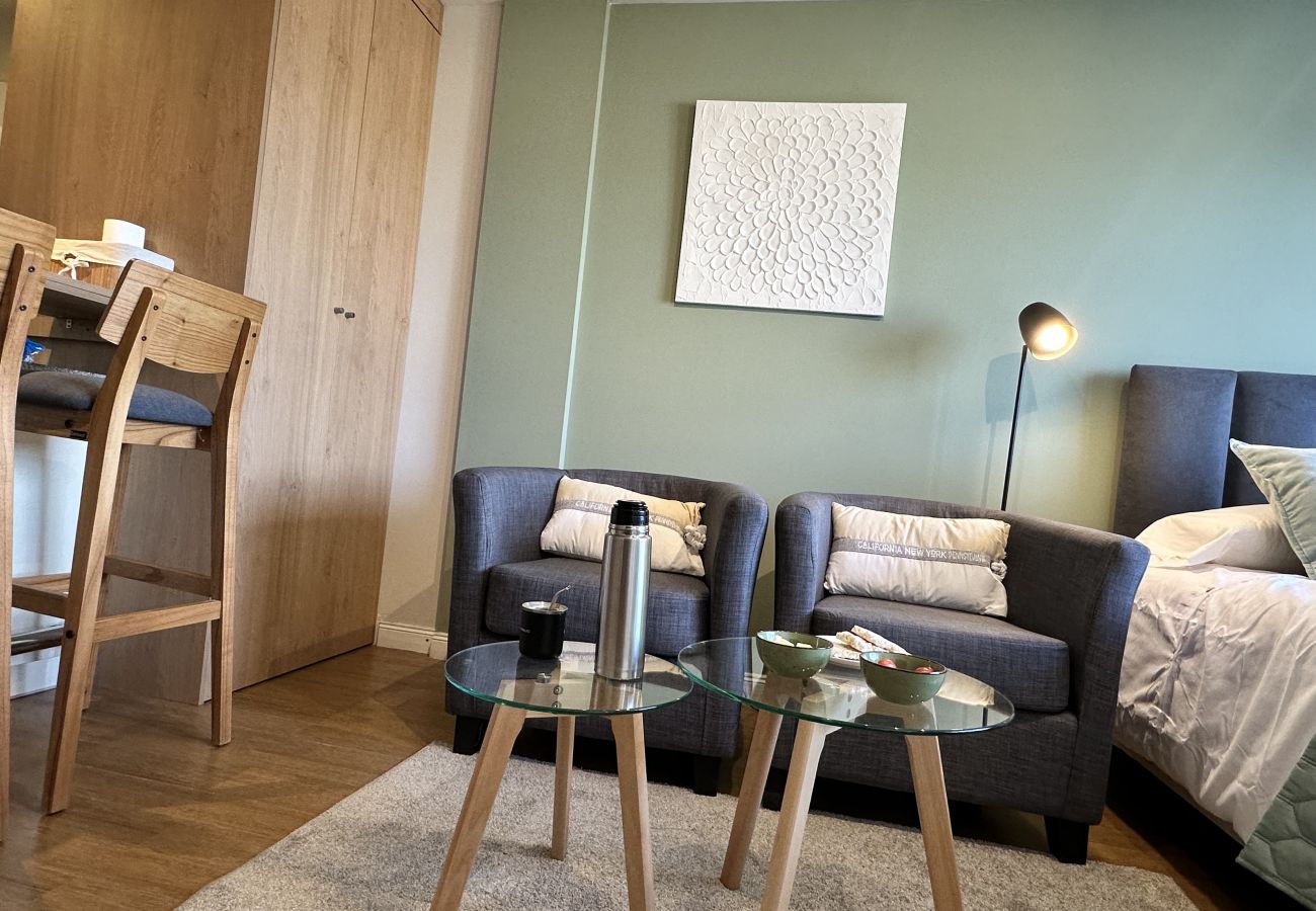 Estudio en San Carlos de Bariloche - GRINLY con vista al lago y estacionamiento