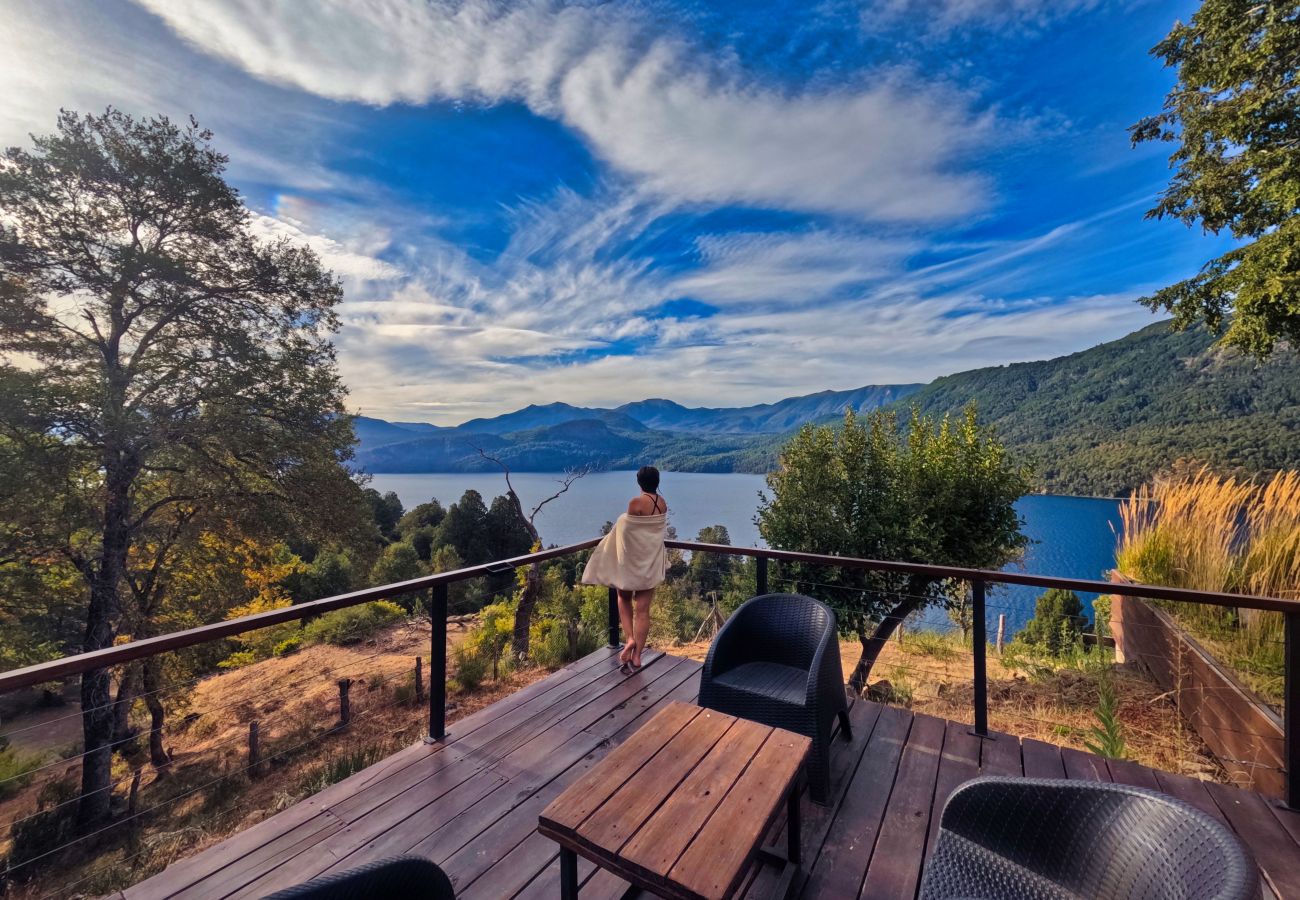 Cabaña en San Martin de los Andes - Paihuen - Apart 1 Dormitorio con vista al Bosque