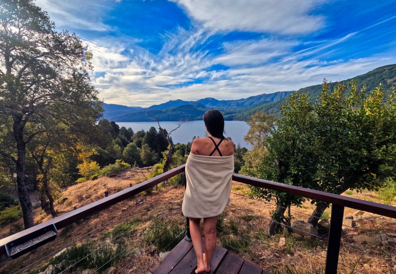 Cabaña en San Martin de los Andes - Paihuen - Apart 1 Dormitorio con vista al Bosque