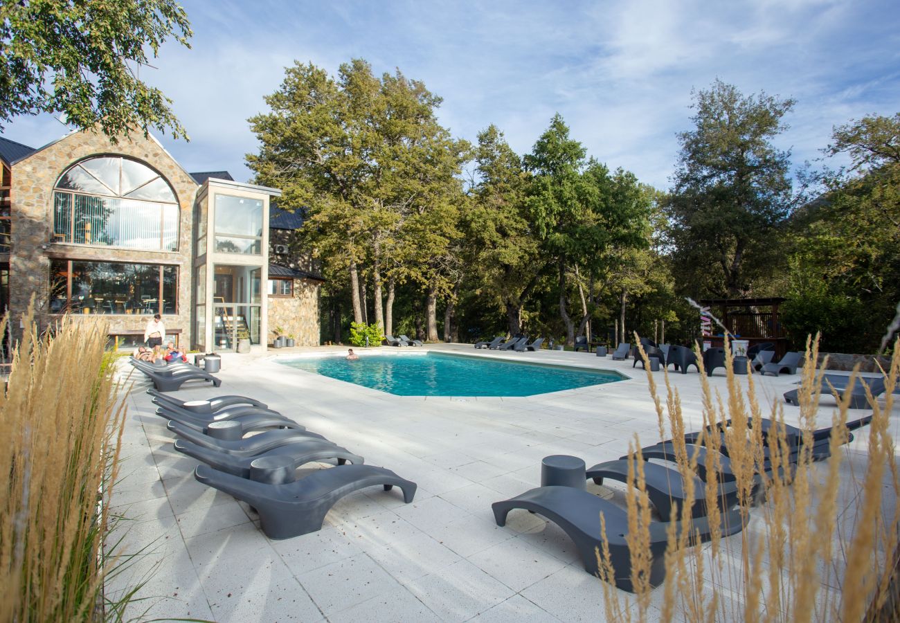 Cabaña en San Martin de los Andes - Paihuen - Apart 1 Dormitorio con vista al Bosque