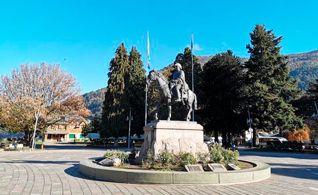 plaza san martin san martin de los andes